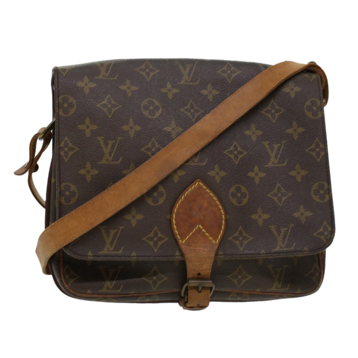 Louis Vuitton Monogram Cartouchiere Gm Shoulder Bag M51252 Lv Auth Rd4973